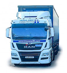 One of Transswift's MAN trucks