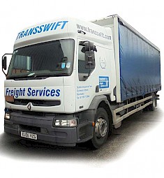 One of Transswift's Renault Trucks