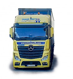 Part of Transswift's Mercedes Benz fleet