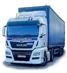 One of Transswift's MAN trucks