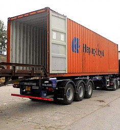 Loading a Cargo Container